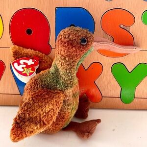 NWT Ty Beak the Kiwi Beanie Baby 1998